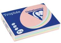 Clairefontaine Trophée gekleurd papier, A4, 80 g, 5 x 100 vel, geassorteerde kleuren Clairefontaine Trophée gekleurd papier, A4, 80 g, 5 x 100 vel, geassorteerde kleuren