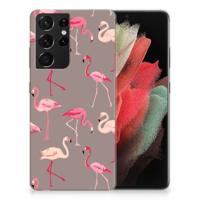 Samsung Galaxy S21 Ultra | TPU Hoesje | Flamingo