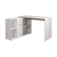 Meubella Bureau Crister - Wit - 122 cm - thumbnail