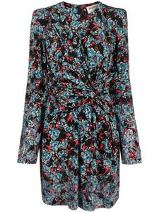 Zadig&Voltaire robe courte Radar à fleurs - Noir