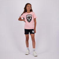 Vingino x Messi Shield T-Shirt Kids Roze - Maat 104 - Kleur: Roze | Soccerfanshop