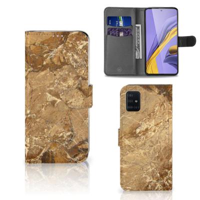 Samsung Galaxy A51 | Bookcase | Marmer Creme