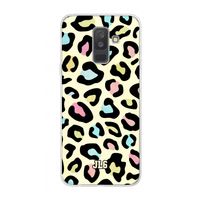 Leopard pattern: Samsung Galaxy A6 Plus (2018) Transparant Hoesje