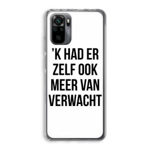 Meer verwacht: Xiaomi Redmi Note 10 Pro Transparant Hoesje