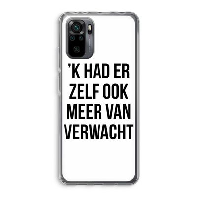 Meer verwacht: Xiaomi Redmi Note 10 Pro Transparant Hoesje
