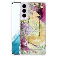 Back Cover Samsung Galaxy S22 Letter Painting