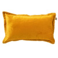 Dutch Decor - REBEL - Sierkussen velvet 30x50 cm Golden Glow - geel