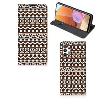 Samsung Galaxy A32 4G | A32 5G Enterprise Editie Hoesje met Magneet Aztec Brown