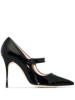 Manolo Blahnik escarpins Campari 105 mm à bout pointu - Noir