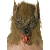 Wolf verkleed masker - volwassenen - rubber - weerwolf - halloween - wolvenmasker