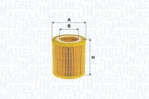 Oliefilter MAGNETI MARELLI, u.a. für BMW