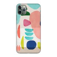 Bold Rounded Shapes: Volledig geprint iPhone 11 Pro Max Hoesje
