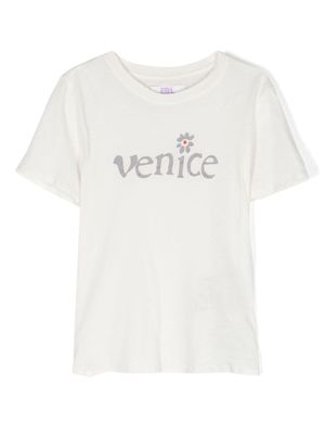 ERL KIDS t-shirt Venice en coton - Blanc
