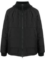 Stone Island veste matelassée à patch logo - Noir