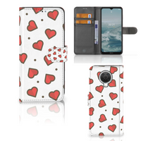 Nokia G10 | G20 Telefoon Hoesje Hearts - thumbnail