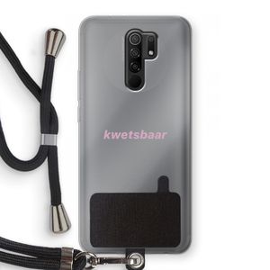 kwetsbaar: Xiaomi Redmi 9 Transparant Hoesje met koord