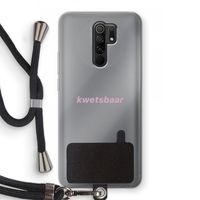 kwetsbaar: Xiaomi Redmi 9 Transparant Hoesje met koord