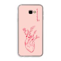 Blooming Heart: Samsung Galaxy J4 Plus Transparant Hoesje