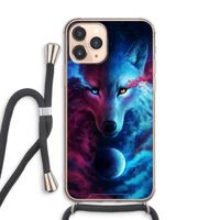 Where Light And Dark Meet: iPhone 11 Pro Max Transparant Hoesje met koord