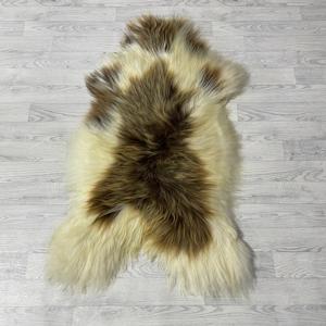 IJslander schapenvacht bruin creme 125x75cm