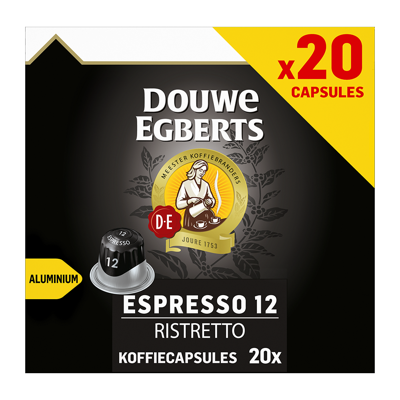 Douwe Egberts Espresso Ristretto - 20 koffiecups