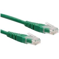 ROLINE Patchkabel Cat.6 UTP (Class E), groen, 0,5 m