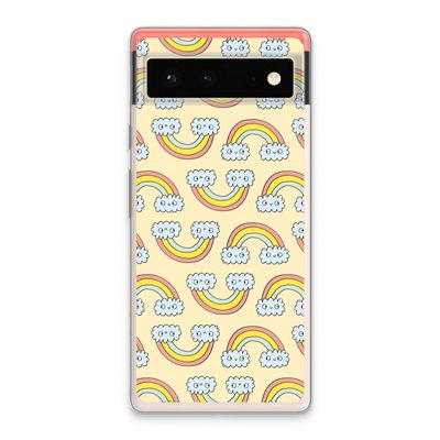 Regenboog: Google Pixel 6 Transparant Hoesje