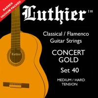 Luthier L-40 snarenset klassiek Concert Gold