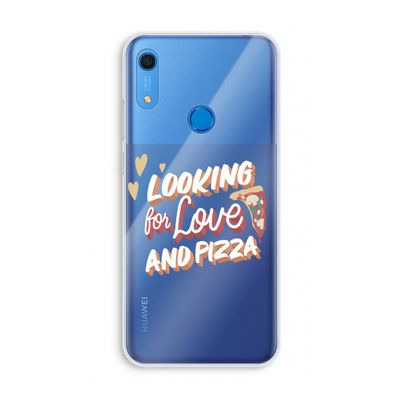 Pizza is the answer: Huawei Y6s Transparant Hoesje