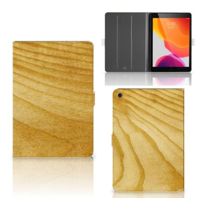 iPad 10.2 2019 | iPad 10.2 2020 | 10.2 2021 Tablet Book Cover Licht Hout