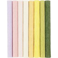 Creativ Company Crêpepapier pastelkleuren, 8 vellen