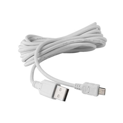 Leen Bakker - MOTION USB Oplaadkabel - Kunststof - Wit - 15x10x1 Cm