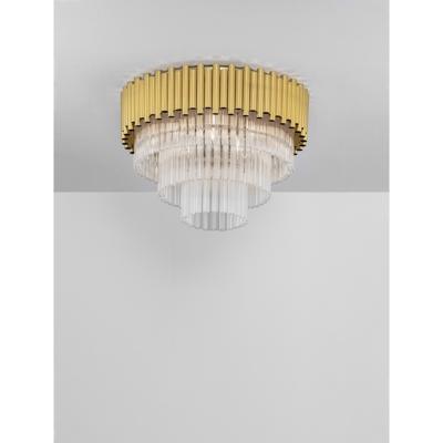 Lyora PlafondlampMagnolia goud met kristal Ø 50cm - 9824079