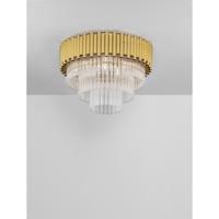 Lyora PlafondlampMagnolia goud met kristal Ø 50cm - 9824079