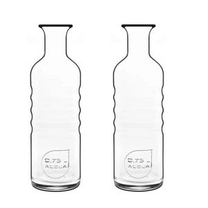 3x Glazen water karaffen van 750 ml Optima