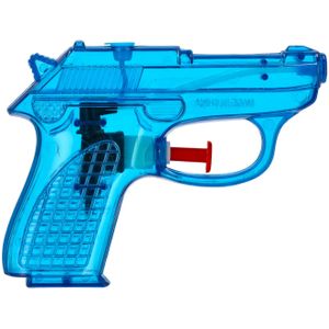 Waterpistool Splash Gun - klein model - 12 cm - blauw