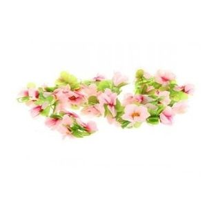 Fiets stuur decoratie bloemenslinger roze   -