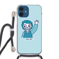 Zwaai: iPhone 12 mini Transparant Hoesje met koord