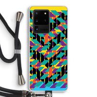 Skew Bee 1: Samsung Galaxy S20 Ultra Transparant Hoesje met koord