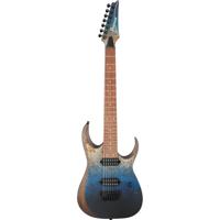 Ibanez RGD7521PB Deep Seafloor Fade Flat 7-snarige elektrische gitaar - thumbnail