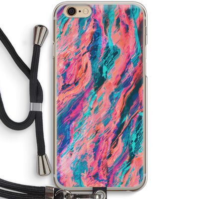 Electric Times: iPhone 6 / 6S Transparant Hoesje met koord