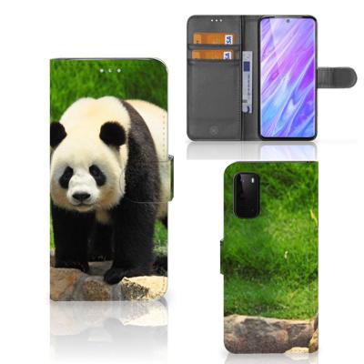 Samsung Galaxy S20 | Telefoonhoesje | Met pasjeshouder | Panda