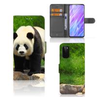 Samsung Galaxy S20 | Telefoonhoesje | Met pasjeshouder | Panda