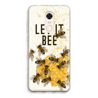 Let it bee: Xiaomi Redmi 5 Transparant Hoesje - thumbnail