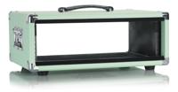 Gator Cases GR-RETRORACK-3SG Retro Rack Vintage Amp Vibe Rack Case 3U Seafoam Green - thumbnail