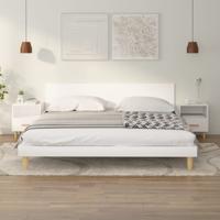 Nachtkastjes 2 st 40x35x47 cm wit