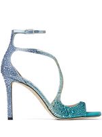 Jimmy Choo sandales Azia à ornements en cristal - Bleu - thumbnail