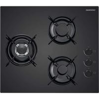 Gaskookplaat - DAEWOO - 3 branders - 60 cm - BH6GKR21BNL - Zwart