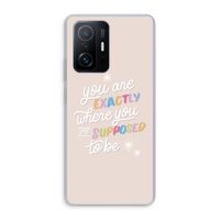 Right Place: Xiaomi 11T Transparant Hoesje