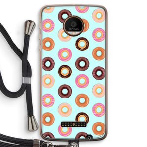 Donuts: Motorola Moto Z Force Transparant Hoesje met koord